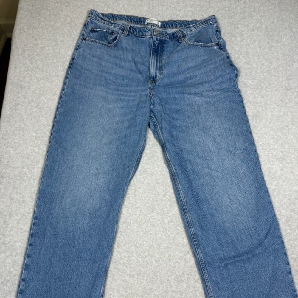 Abercrombie & Fitch Womens Size 33/16R The Loose High Rise Blue Denim Jeans
